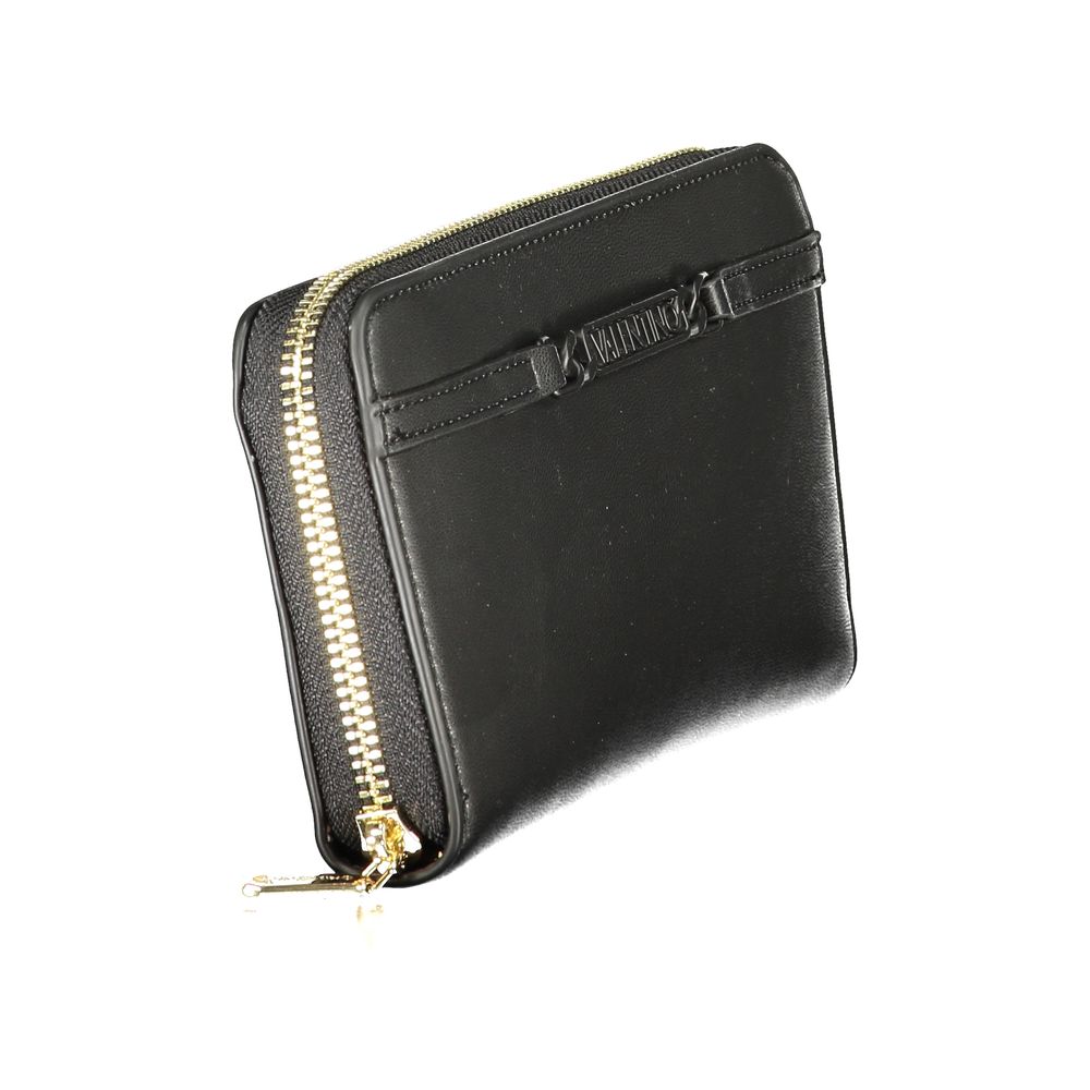Valentino Nero Brieftasche für Damen aus Polyurethan