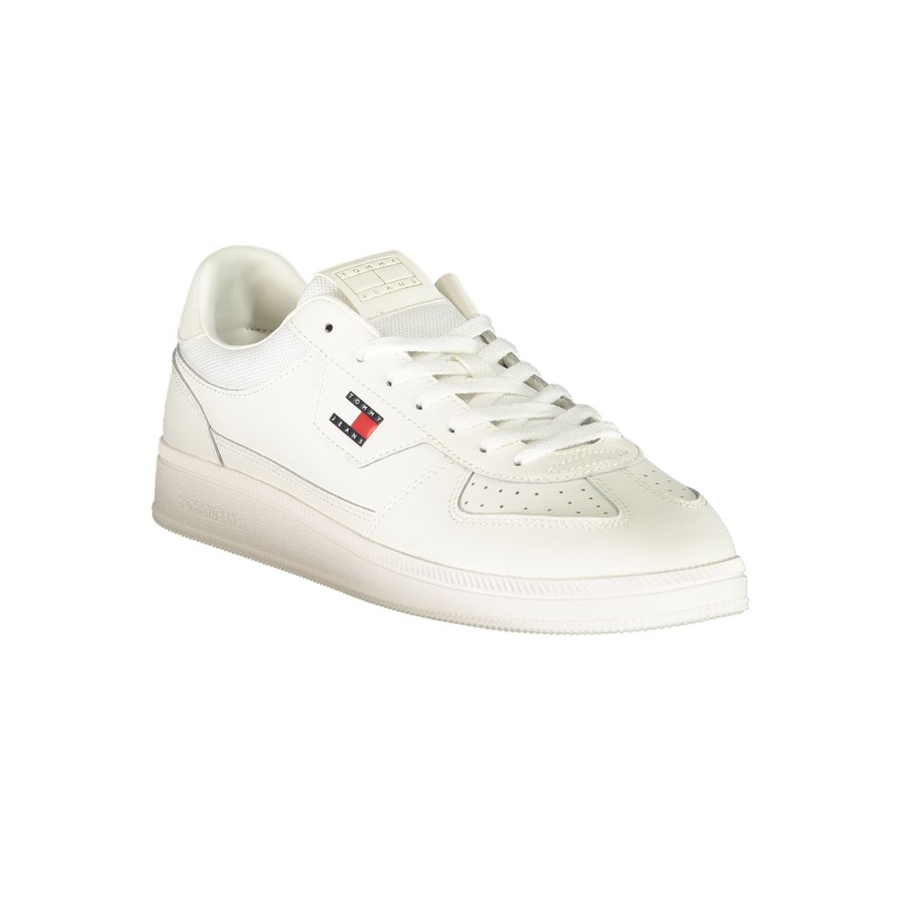 Tommy Hilfiger Weißer Herren-Sneaker aus Polyurethan