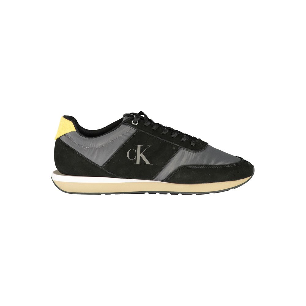 Baskets noires en polyester Calvin Klein pour homme