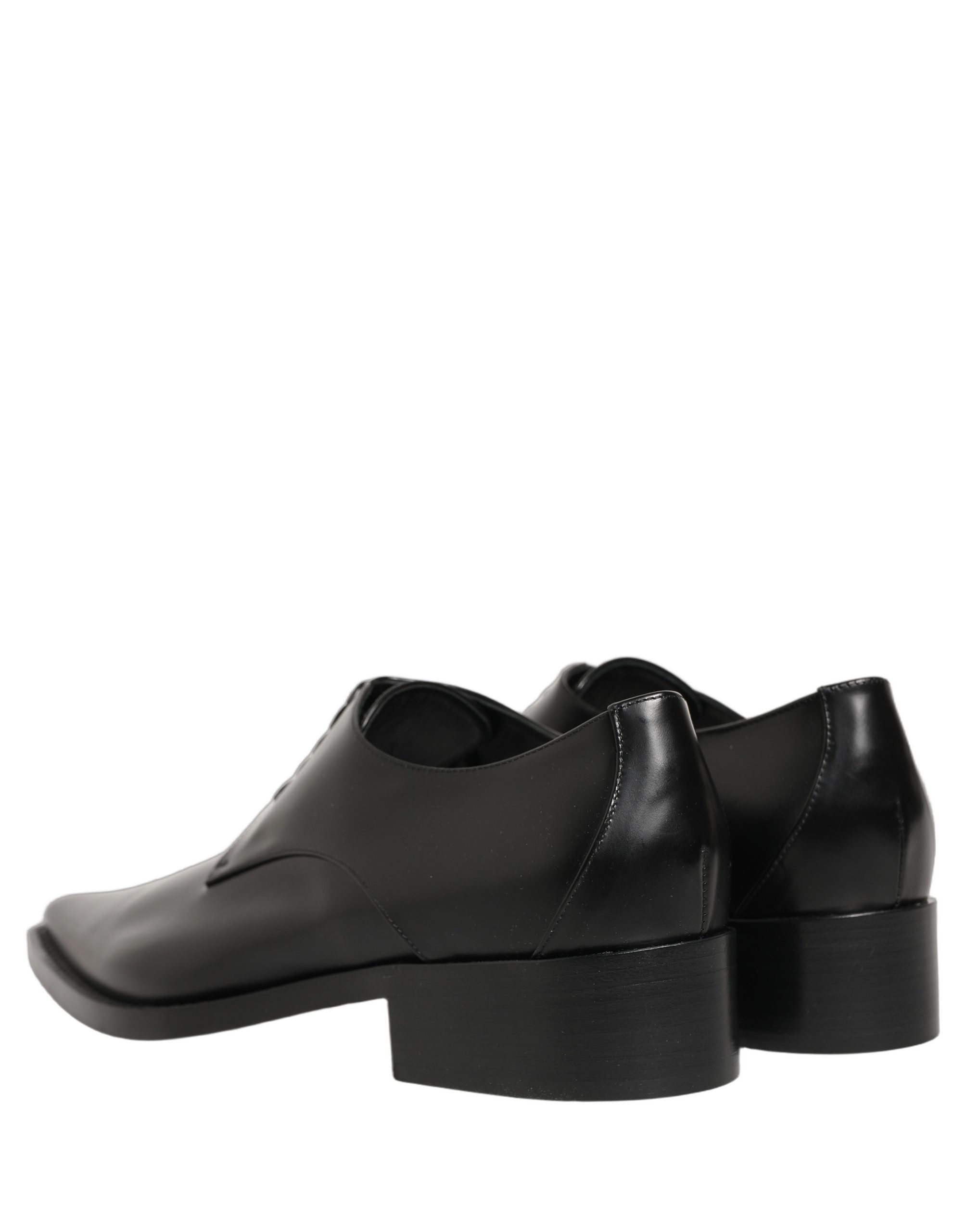 Chaussures habillées Richelieu Dolce & Gabbana en cuir noir à lacets