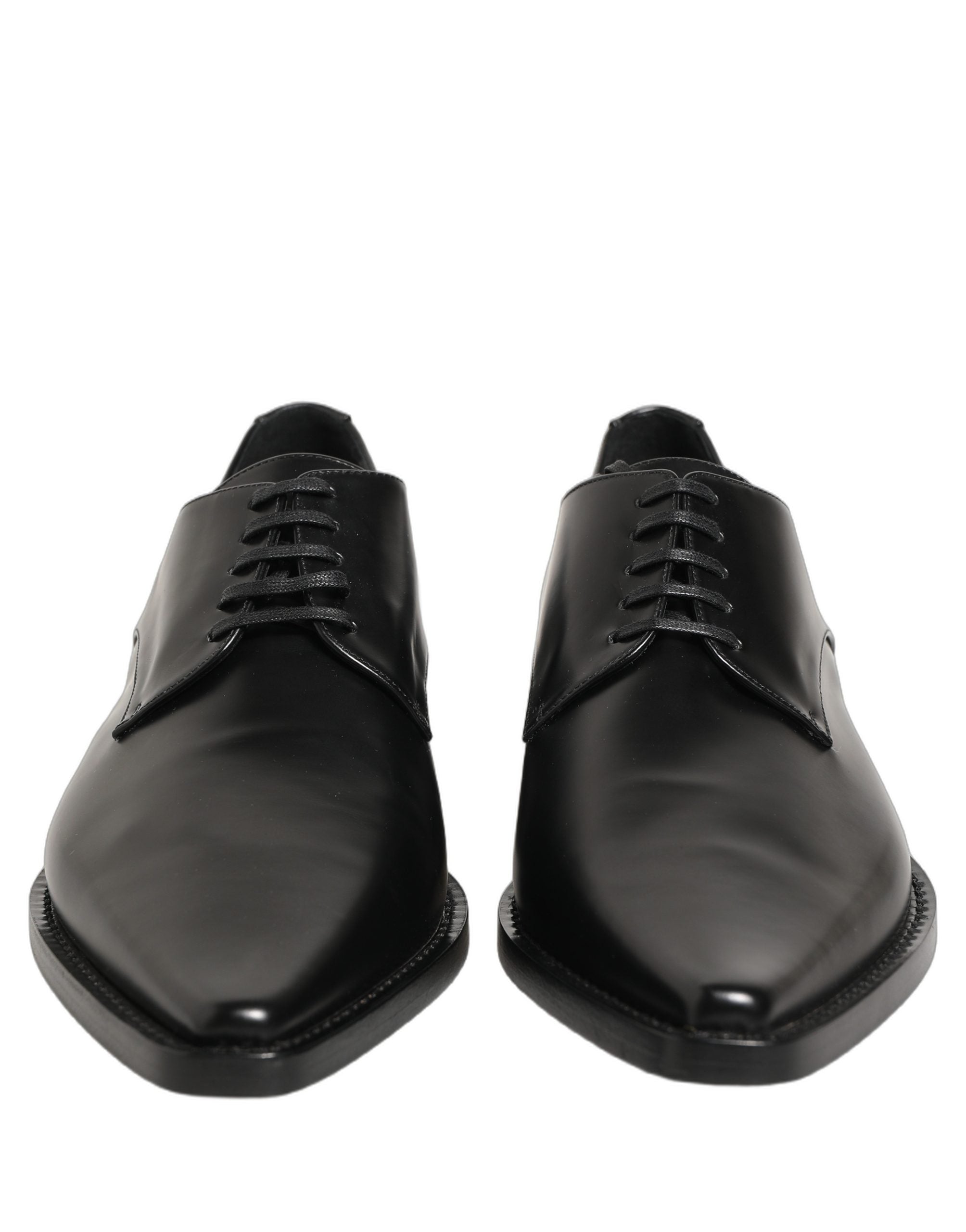 Chaussures habillées Richelieu Dolce & Gabbana en cuir noir à lacets