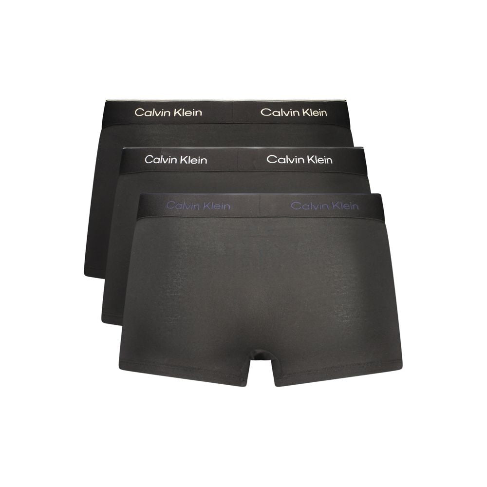 Short de survêtement en coton noir Calvin Klein pour homme