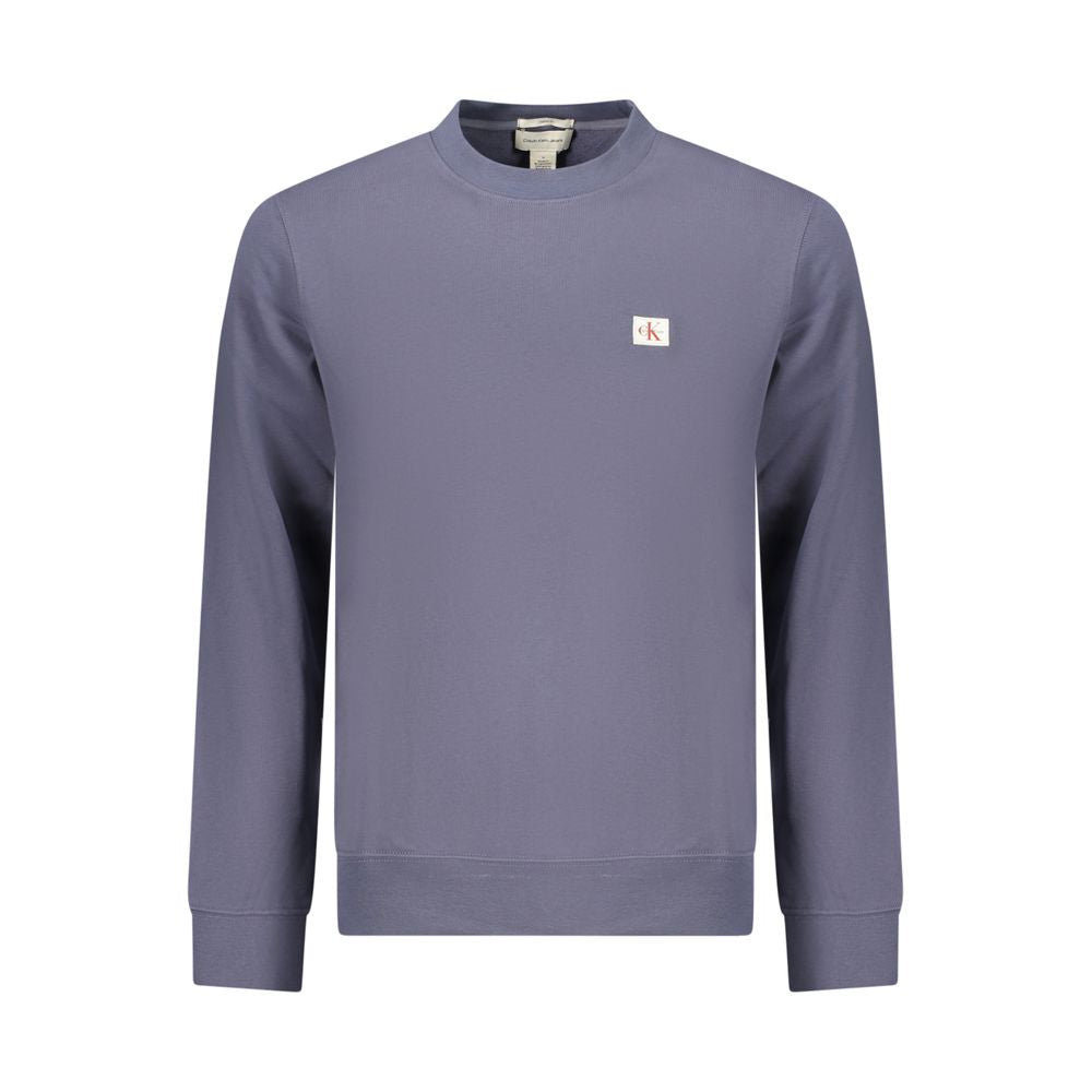 Sweat-shirt Calvin Klein en coton bleu pour homme