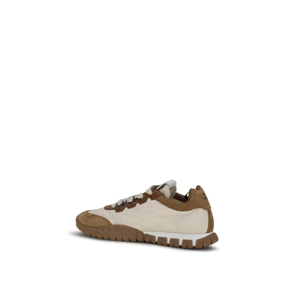 Miu Miu Beige Polyamid Athletic-Sneakers
