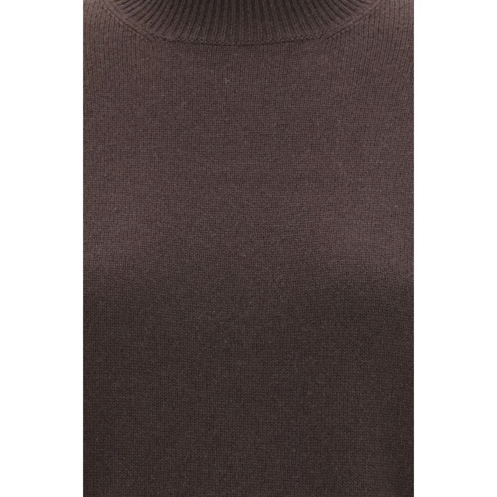 Brunello Cucinelli Col roulé en cachemire marron
