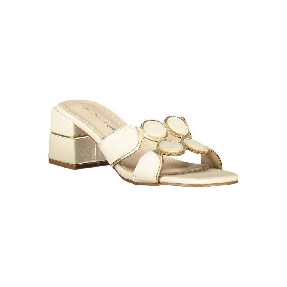 Laura Biagiotti Beige Women Sandal