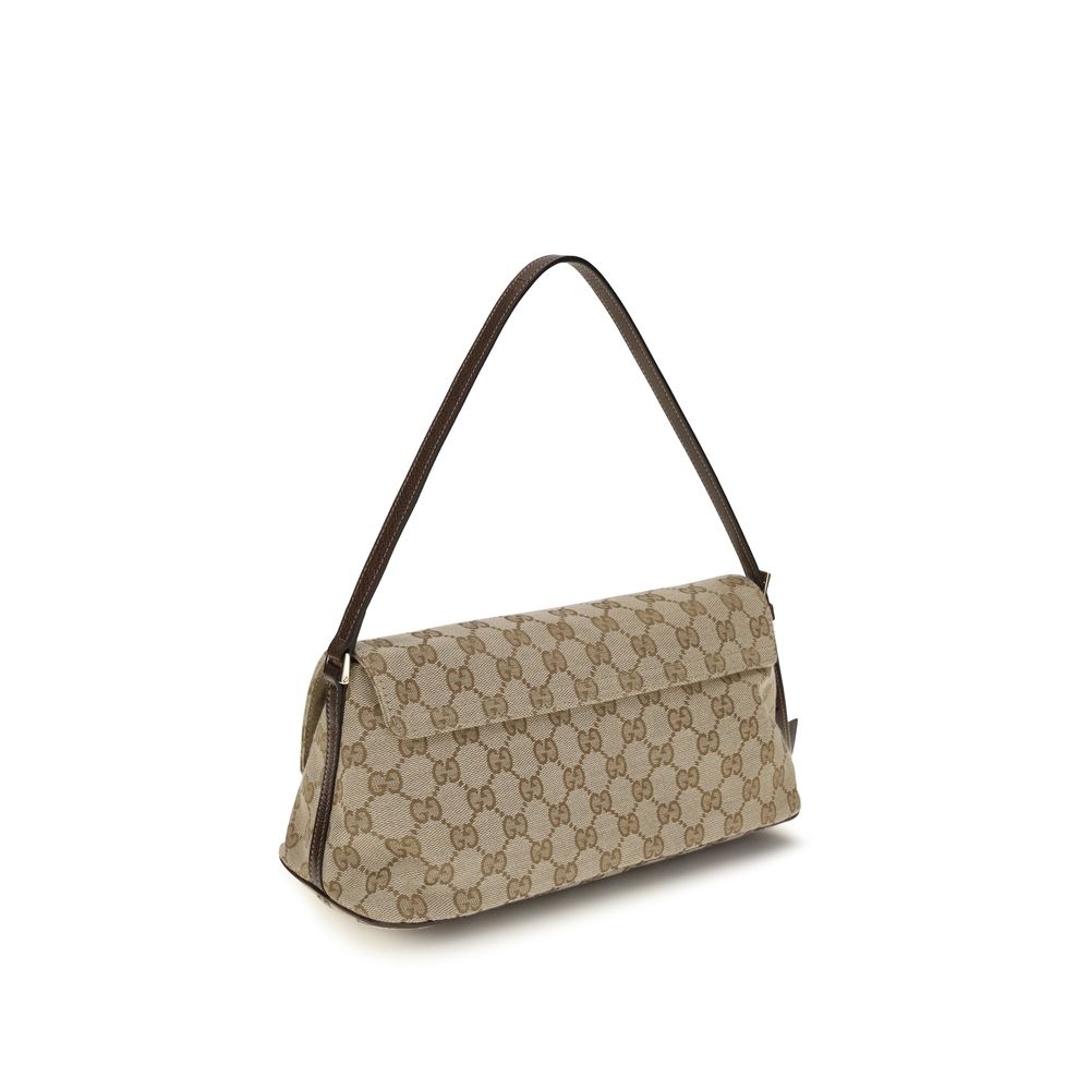Sac à bandoulière Gucci en tissu marron