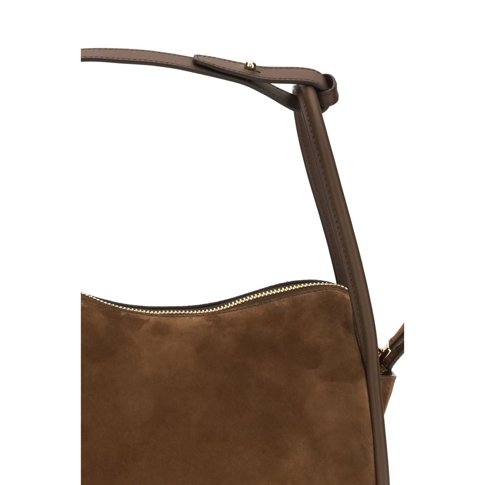 Prada Braune Kalbsleder-Handtasche Bos Taurus