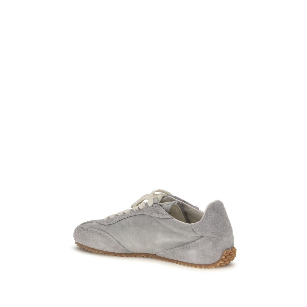 Baskets basses Axel Arigato en cuir de veau gris Bos Taurus