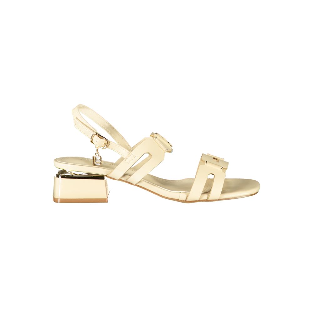 Laura Biagiotti Beige Flat Sandals