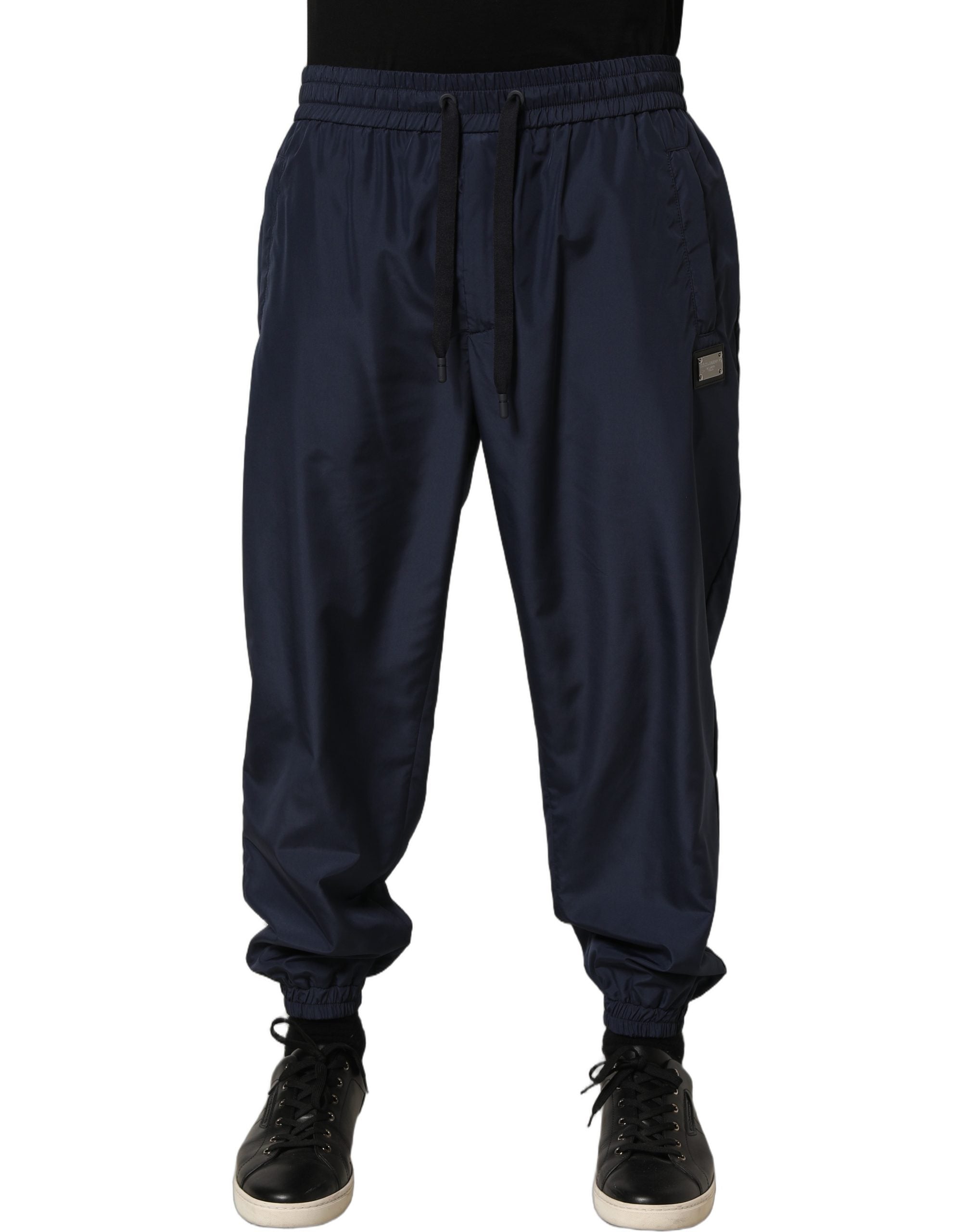 Dolce & Gabbana Dark Blue Jogger Sweatpants Pants