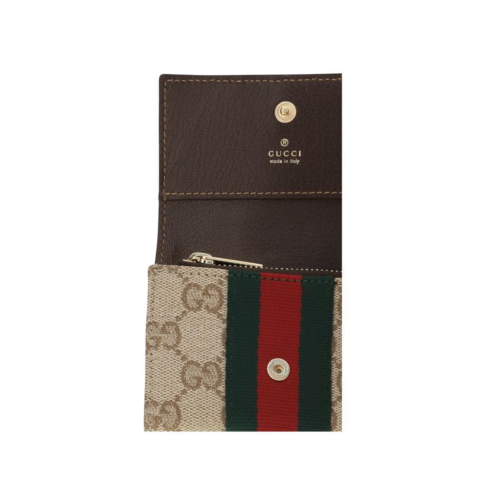 Gucci Geldbörse aus beigem Stoff
