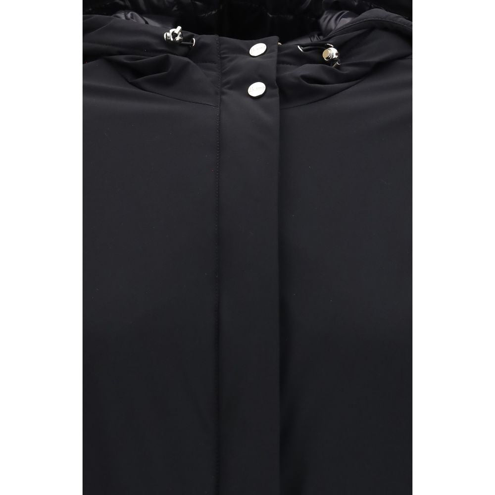 Herno Jacke aus schwarzem Polyamid-Shell