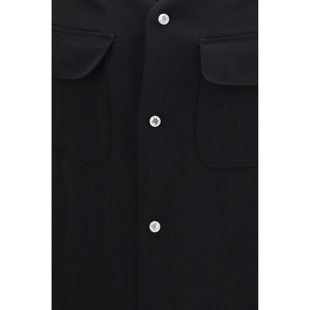 Amiri Hemd aus schwarzem Polyester
