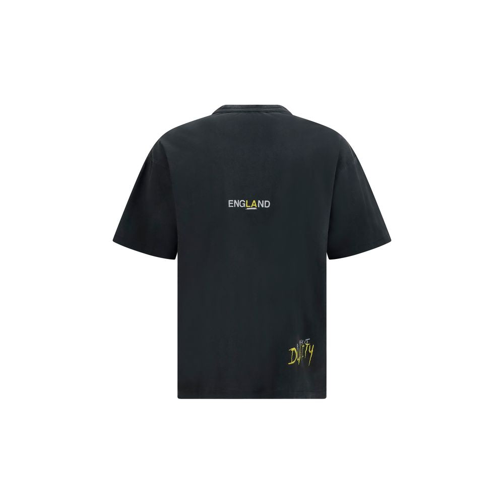 Repräsentiere schwarzes Baumwoll-T-Shirt