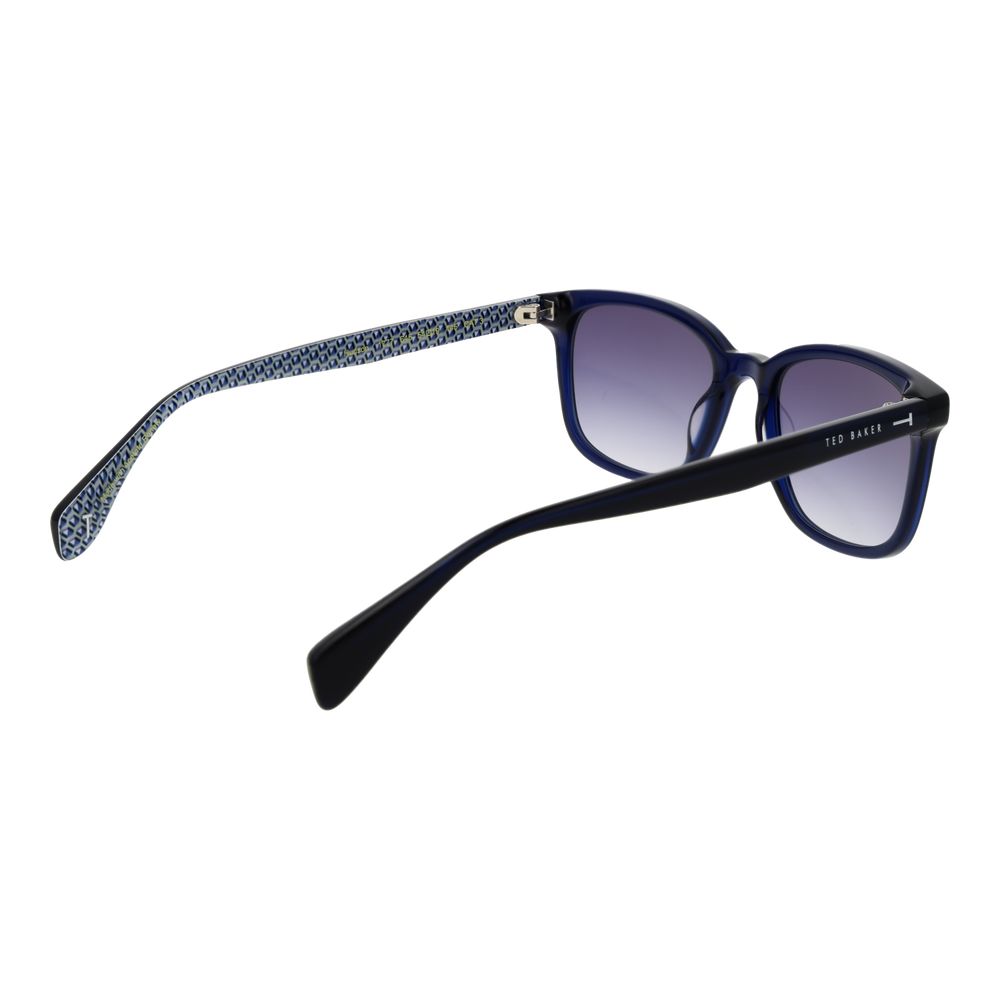 Ted Baker Blaue Azetat-Sonnenbrille