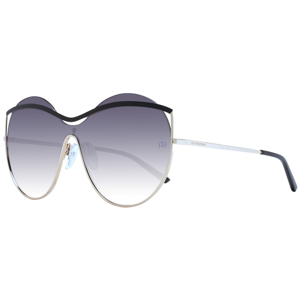 Ana Hickmann Black Metal Sunglasses