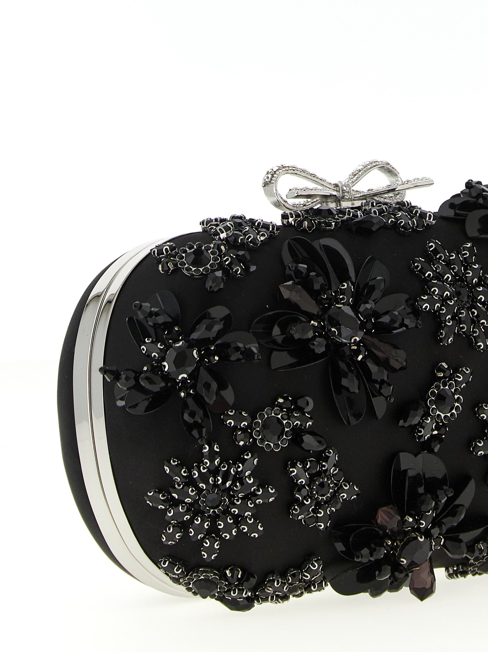 Self-Portrait Black Clutch Bag