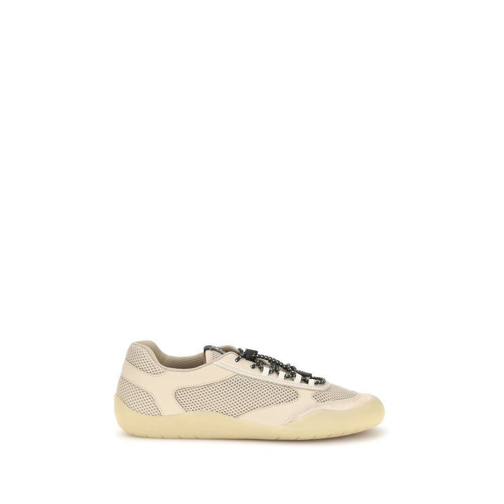 Prada Beige Athletic Sneakers