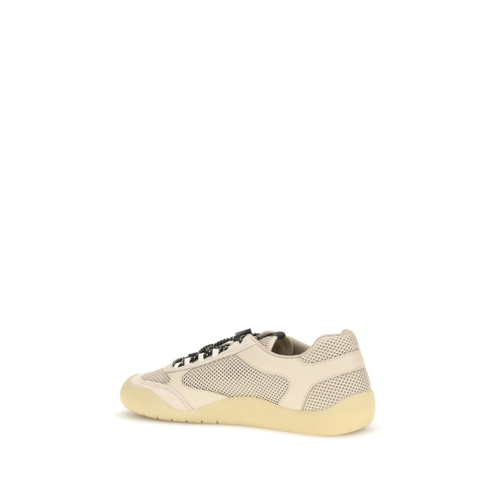 Prada Beige Athletic Sneakers