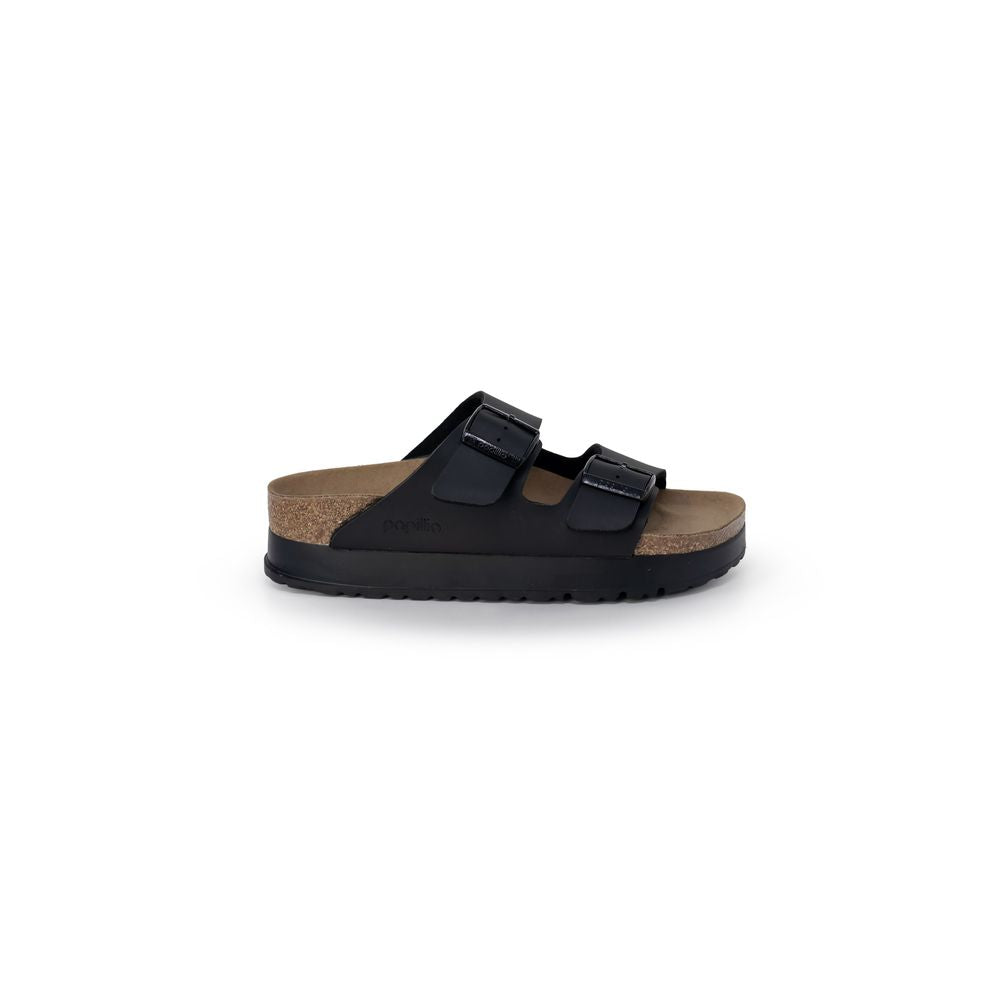 Birkenstock Black Platform Sandals