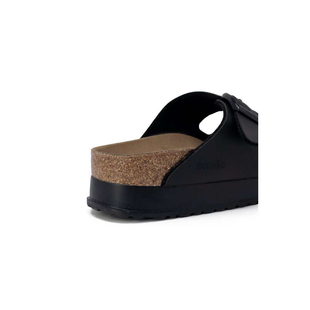 Birkenstock Black Platform Sandals