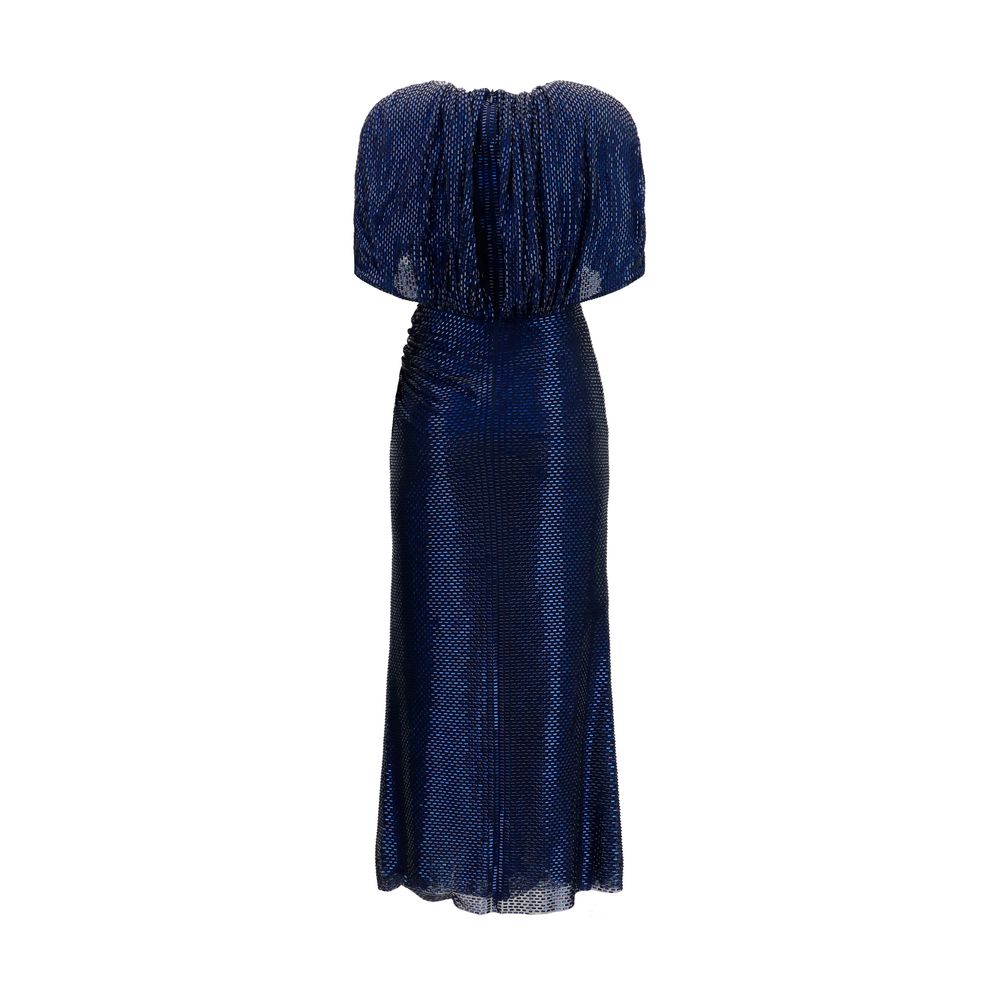 Self-Portrait Blue Cocktail Dress