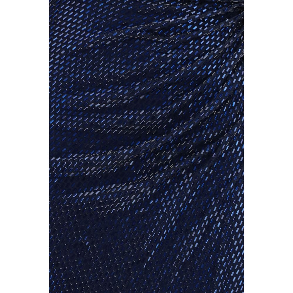 Self-Portrait Blue Cocktail Dress