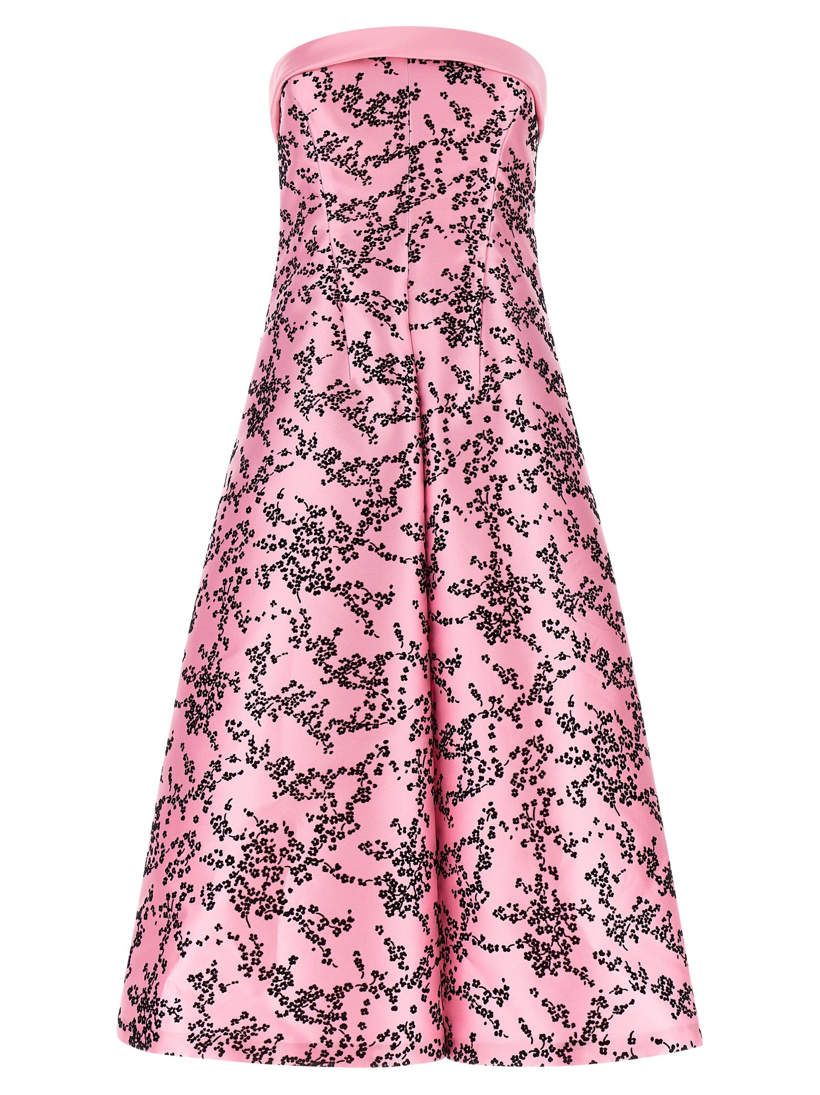 Alberta Ferretti Multicolor Midi Dress