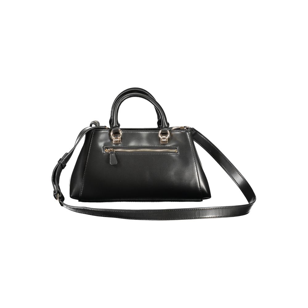 Guess Jeans Nero Poliuretano Women Handbag