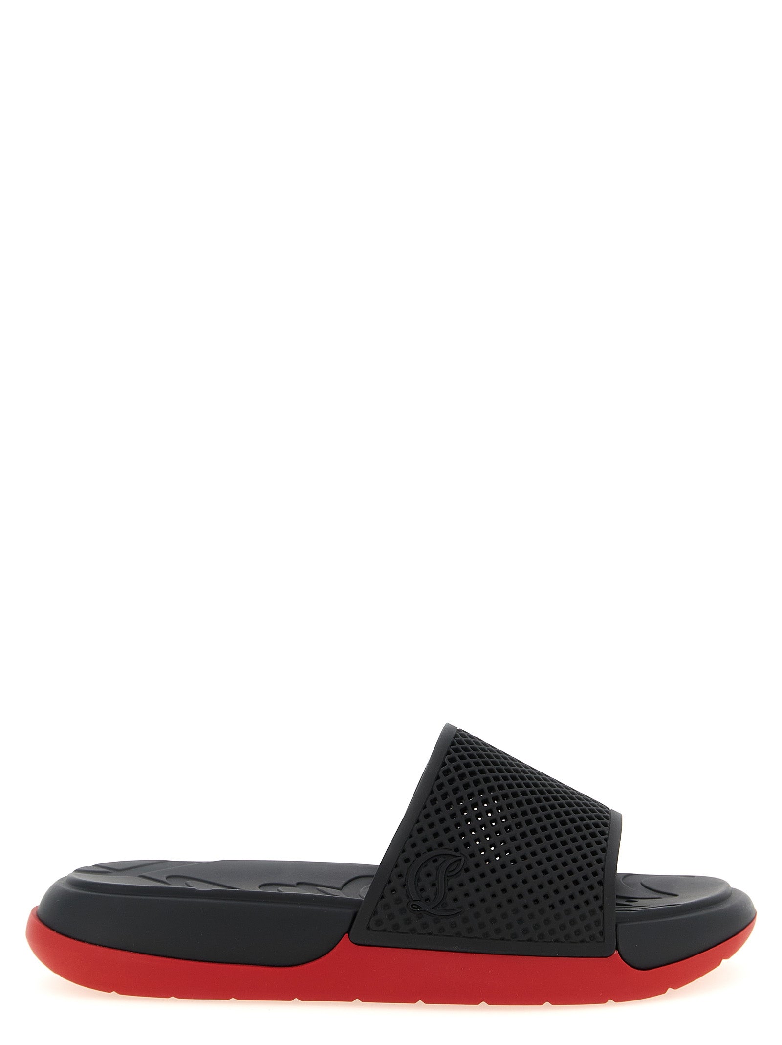 Christian Louboutin Black Slides