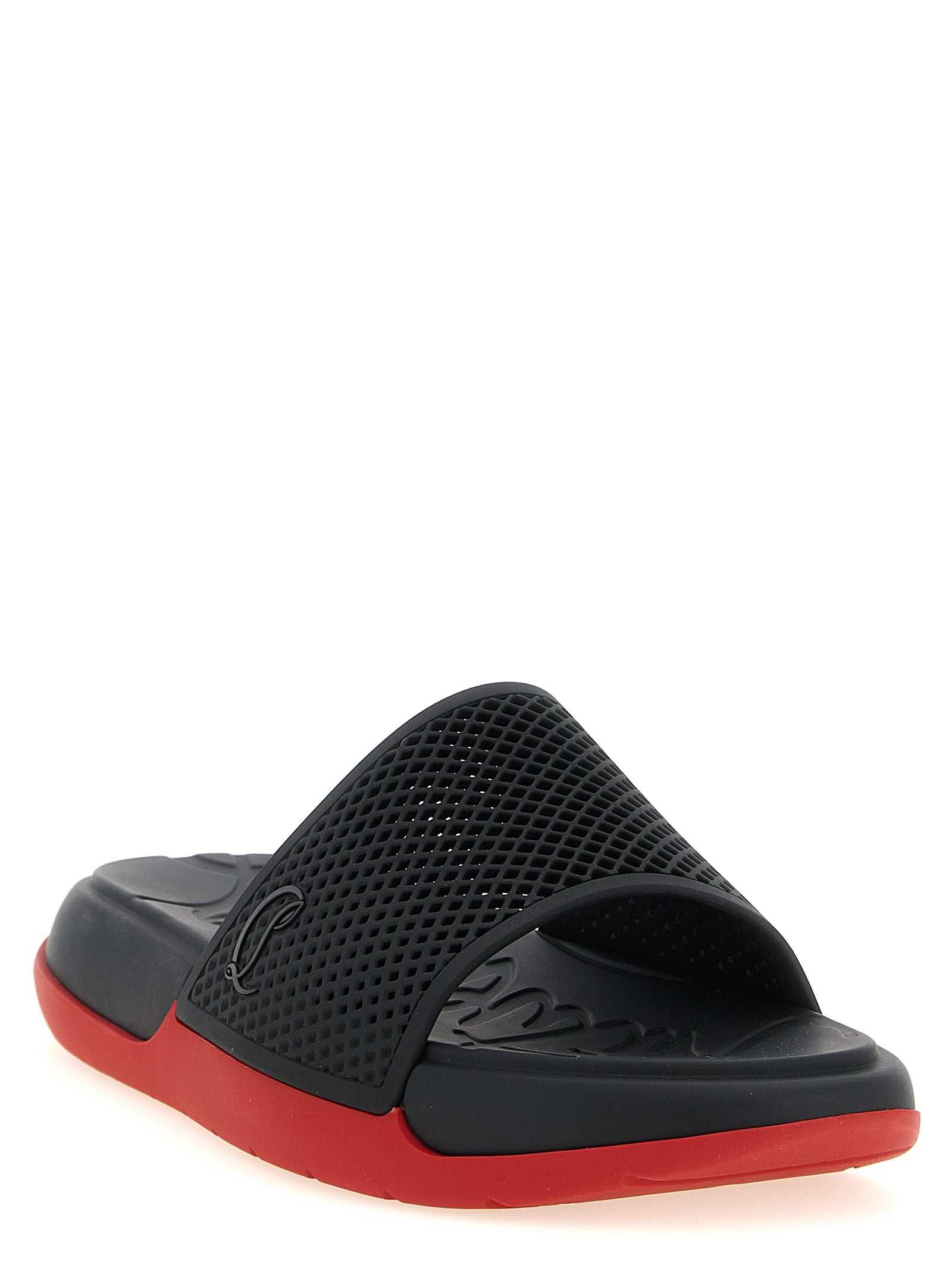 Christian Louboutin Black Slides