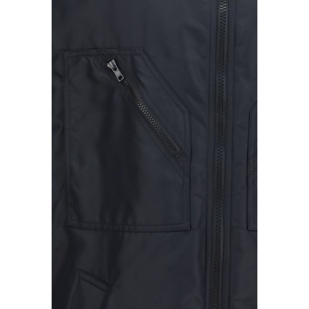 MM6 Black Sleeveless Jacket