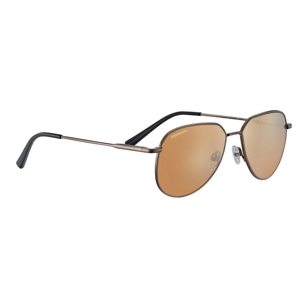Serengeti Brown Plastic Sunglasses