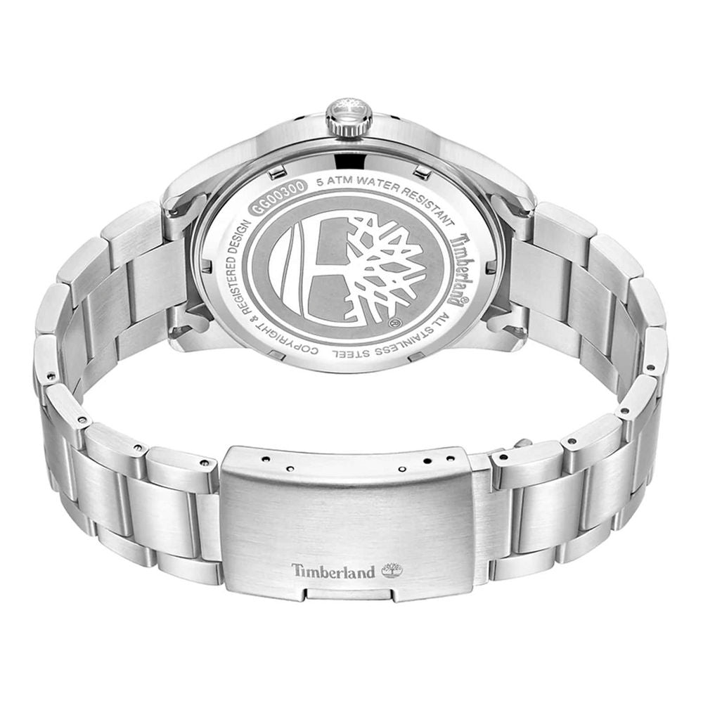 Timberland Gray Stainless Steel Dress Watch