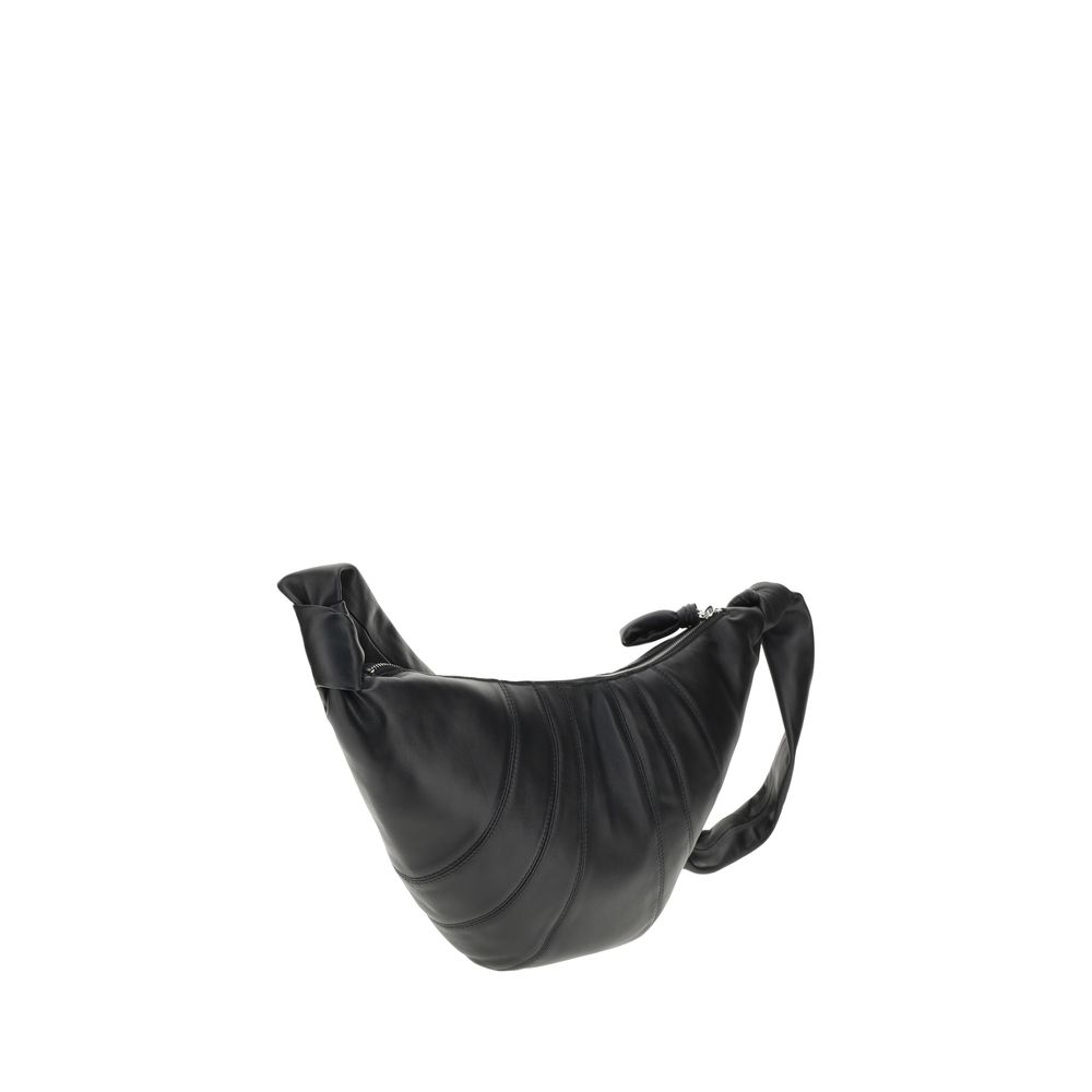 Lemaire Black Calf Leather Bos Taurus Shoulder Bag