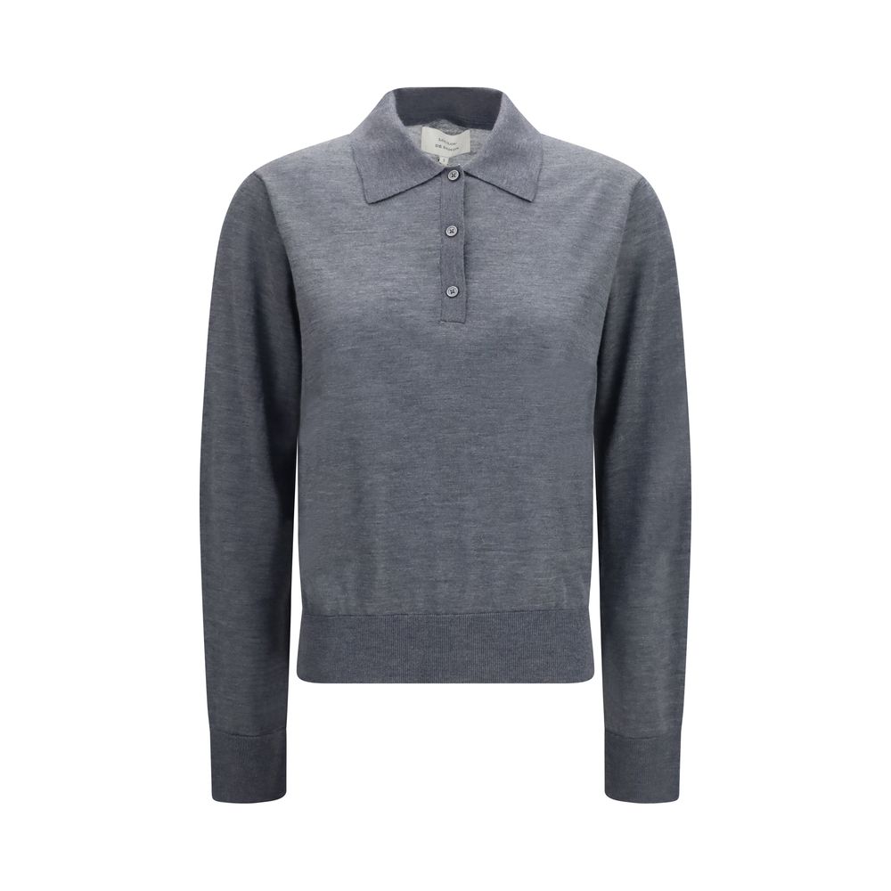 Loulou De Saison Gray Cashmere Shirt