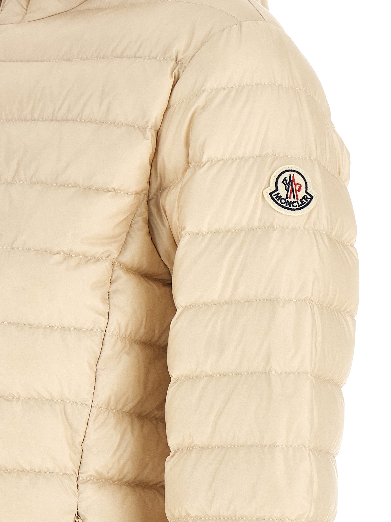 Moncler Beige Full-Length Jacket