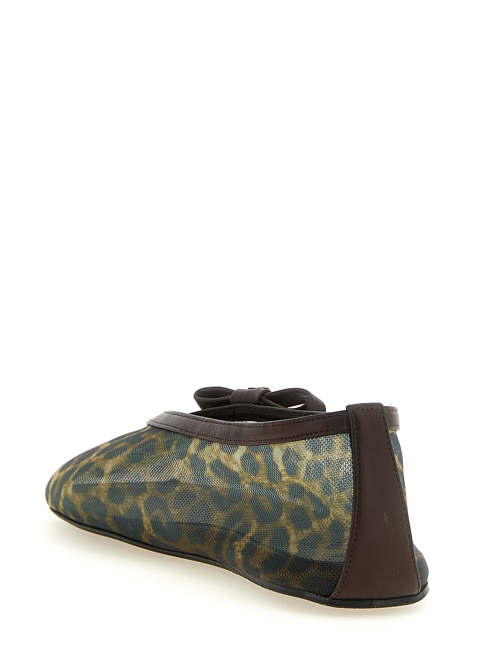 Ganni Brown Ballet Flats