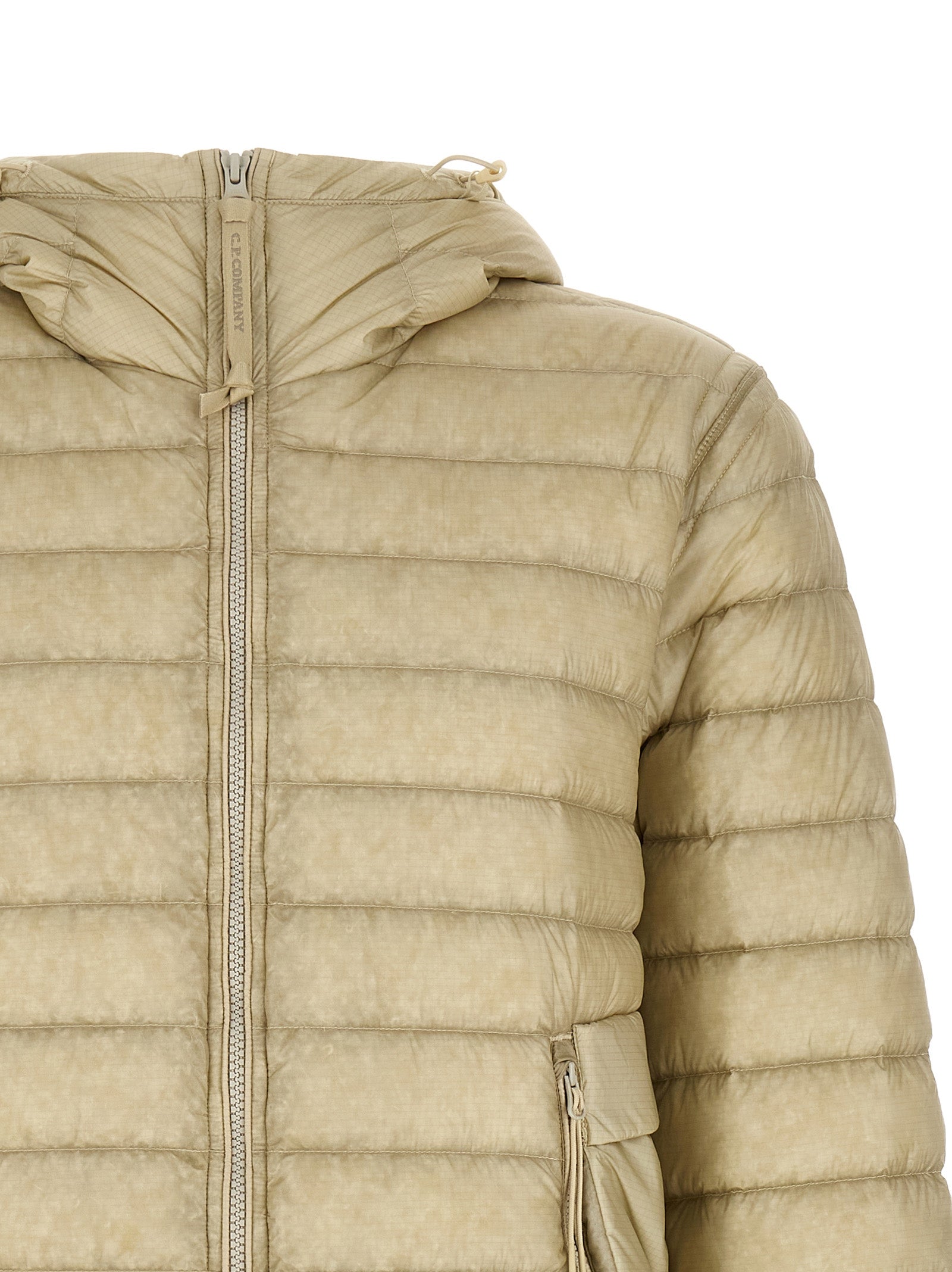 C.P. Company Beige Full-Length Jacket