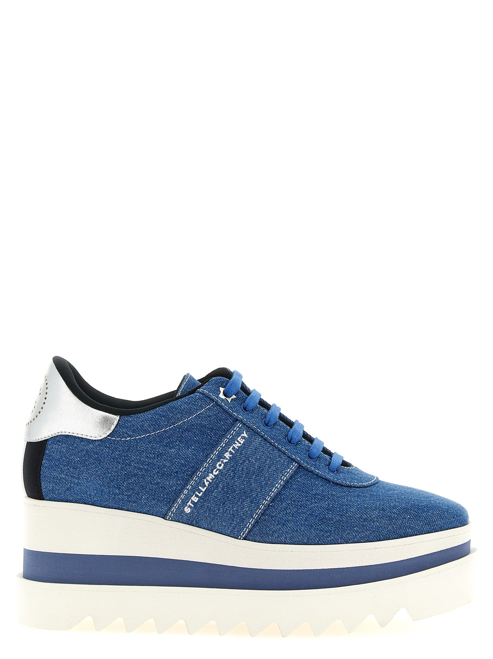 Stella McCartney Blue EVA Wedge Sneakers