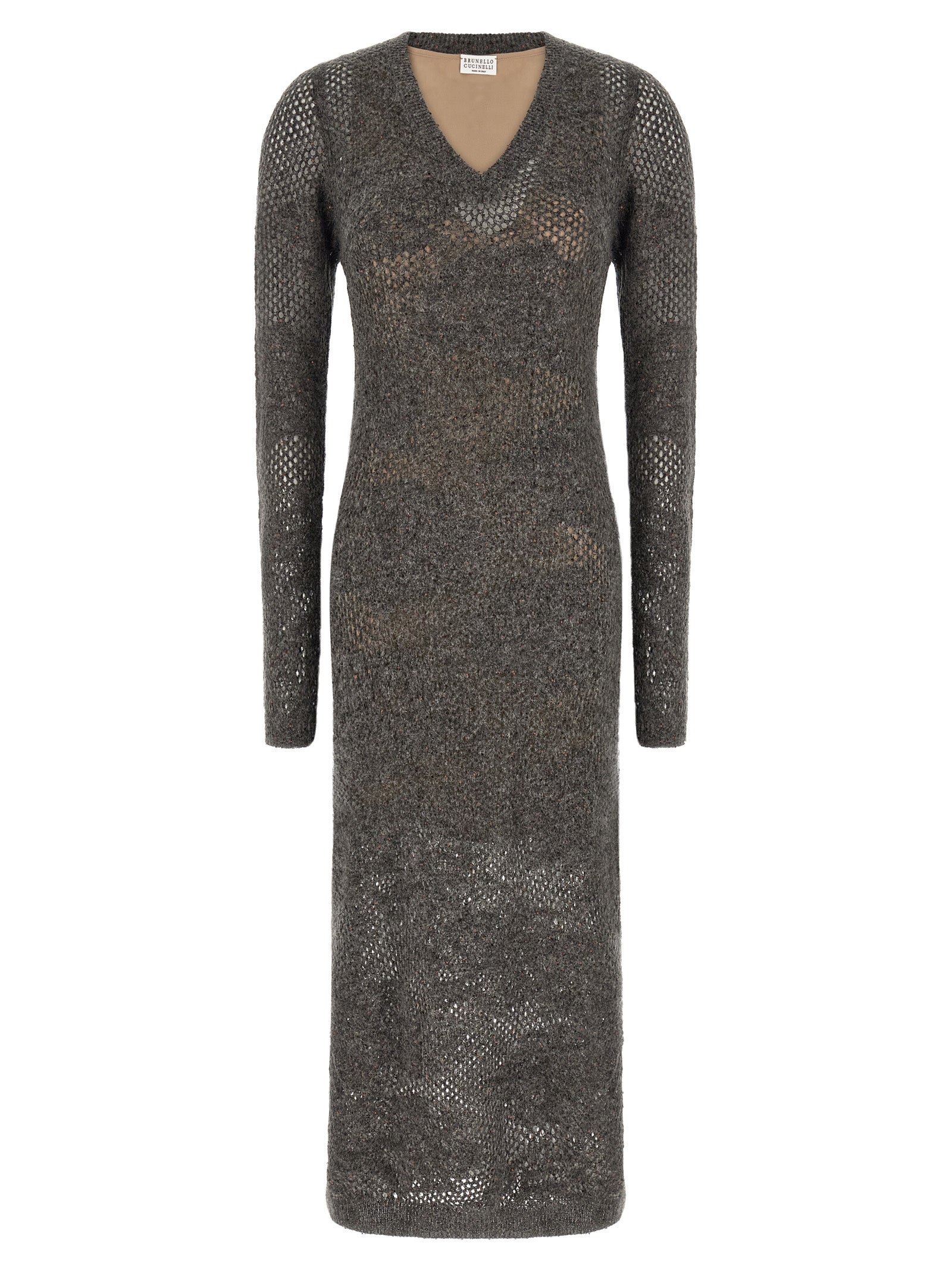 Brunello Cucinelli Gray Casual Dress