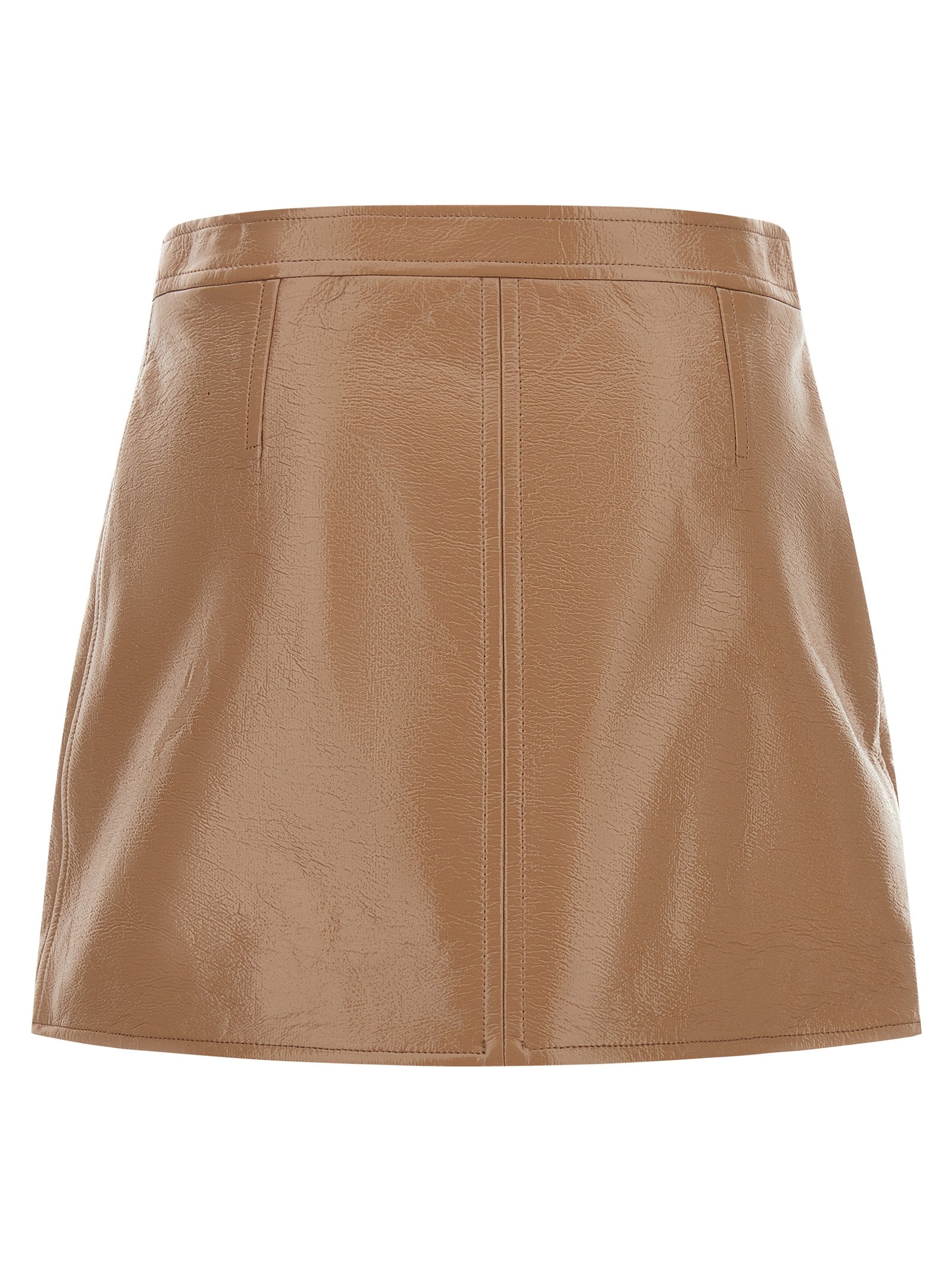 Courrèges Beige Cotton Long Skirt