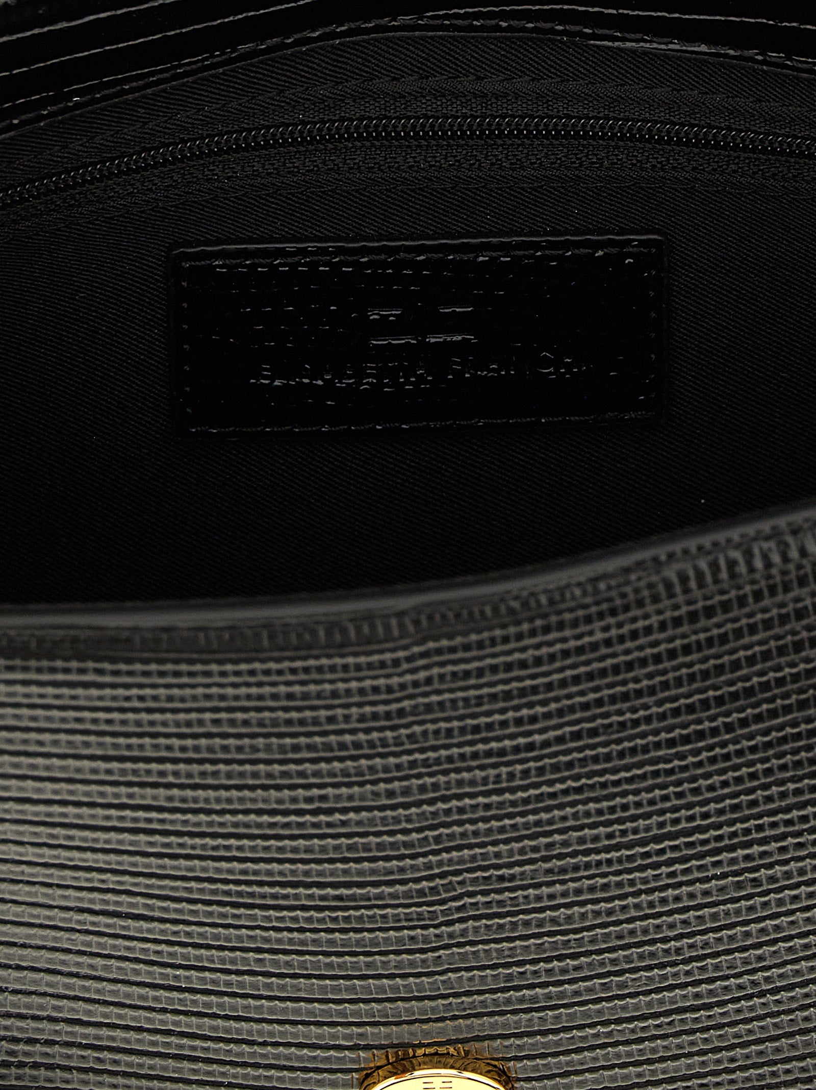 Elisabetta Franchi Black Clutch Bag