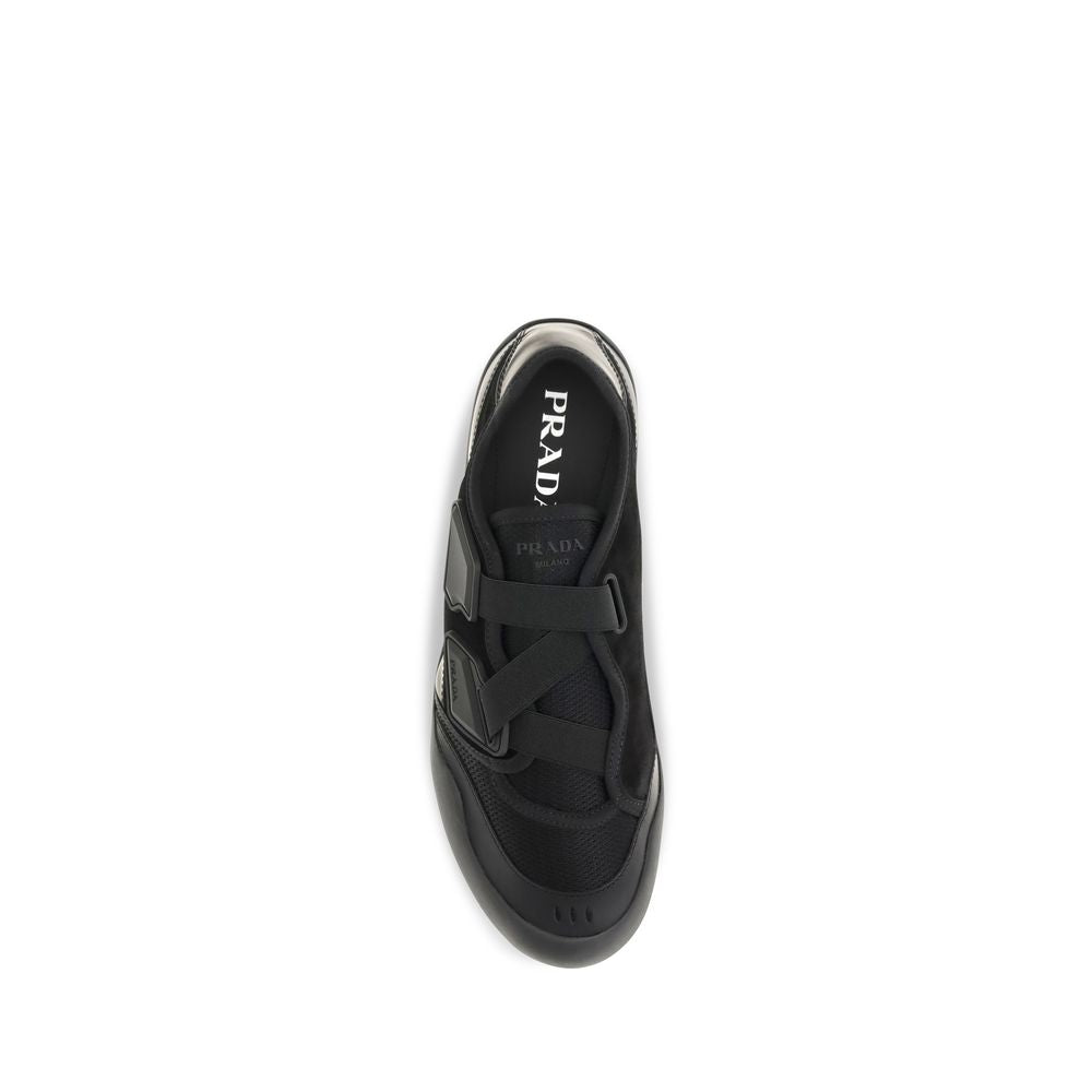Prada Black Low Top Sneakers