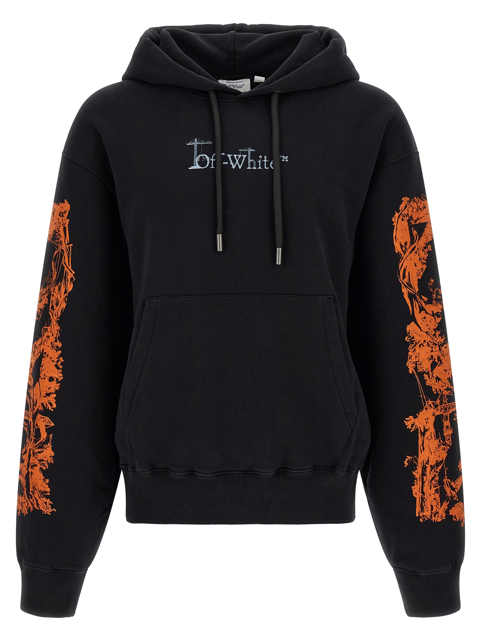 Off-White Black Cotton Sweatshirt