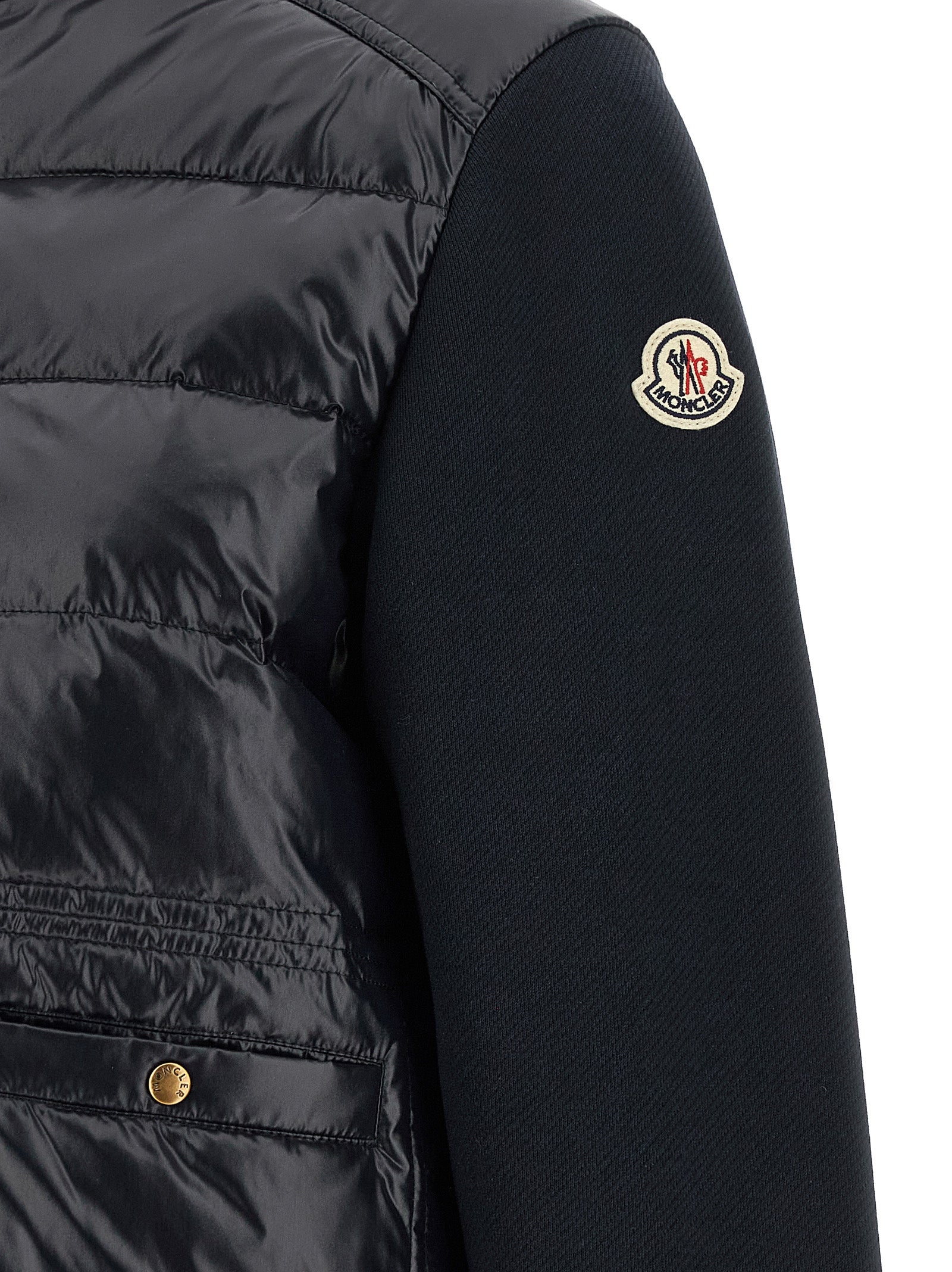 Moncler Blue Polyamide Cardigan