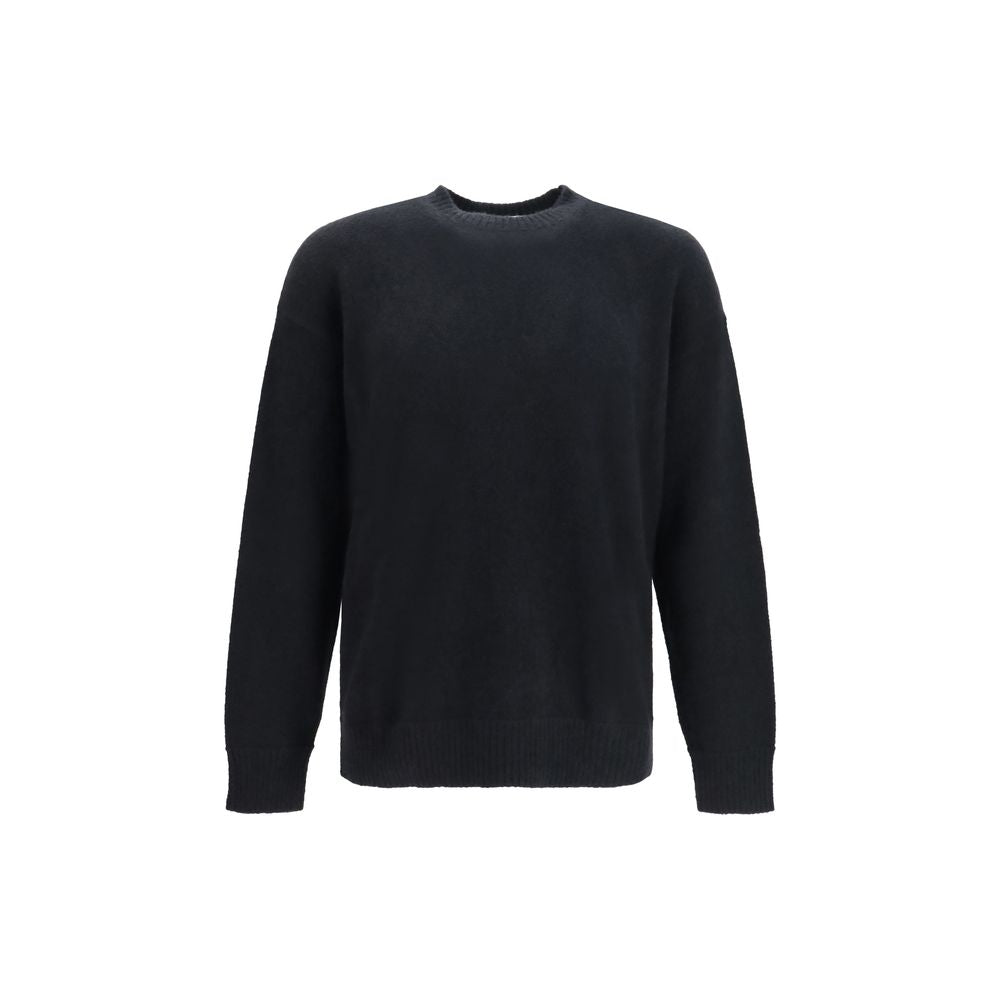 Laneus Black Cashmere Sweatshirt