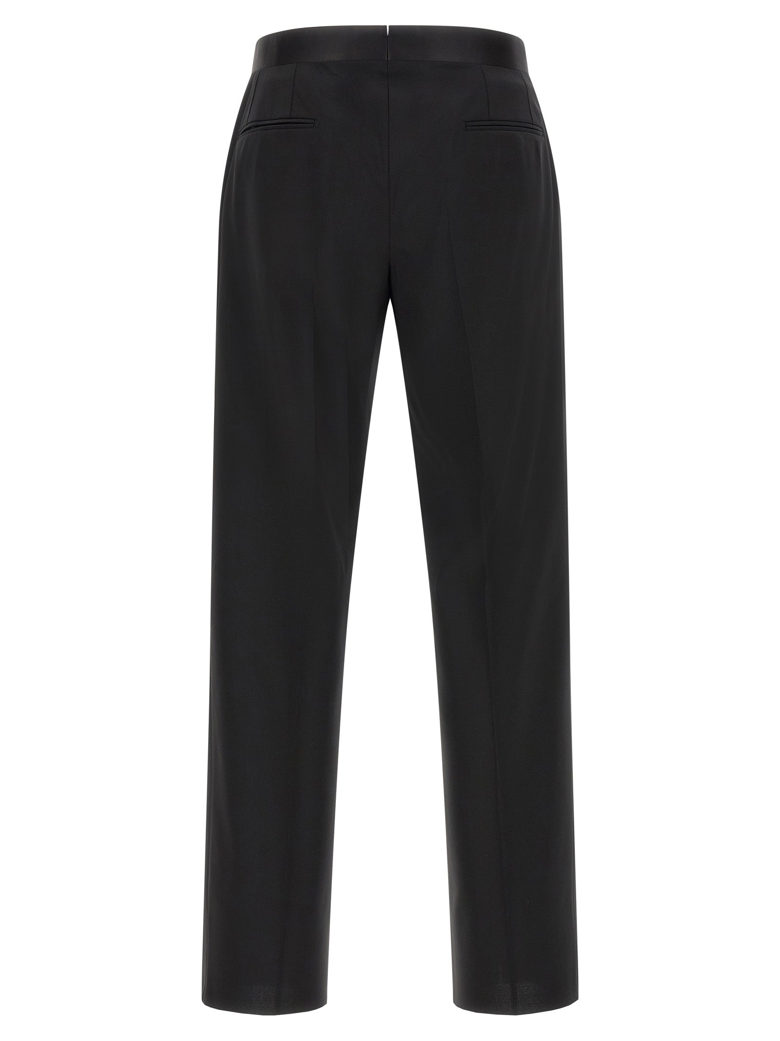 Lardini Black Virgin Wool Tuxedo