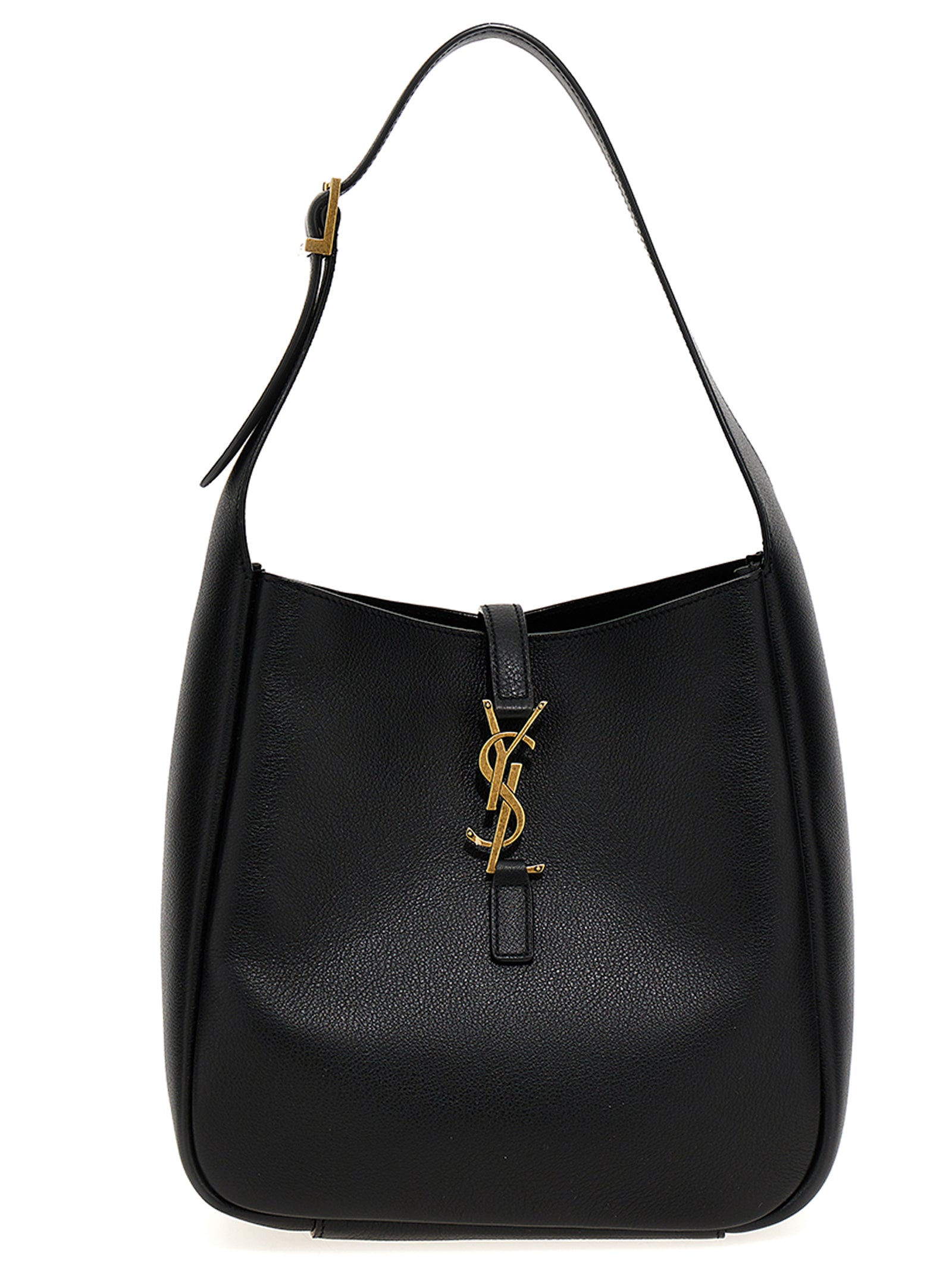 Saint Laurent Black Calfskin Shoulder Bag